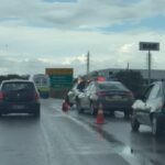 Acidente entre carro e moto deixa um ferido na Via Anchieta