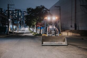 Programa Minha Rua Nova contempla recapeamento da Av. Dr. Rudge Ramos