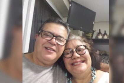 Marcos Ribeiro estava em um HB20 branco, junto a Maria Deusdete Ribeiro, de 67 anos