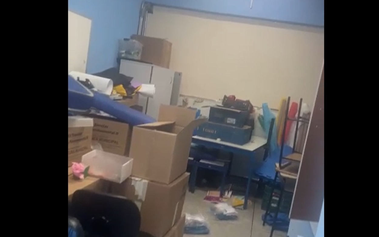 Invasão e furto na EMEB Padre Leo Commissari mobilizam polícia em São Bernardo. Foto: Reprodução