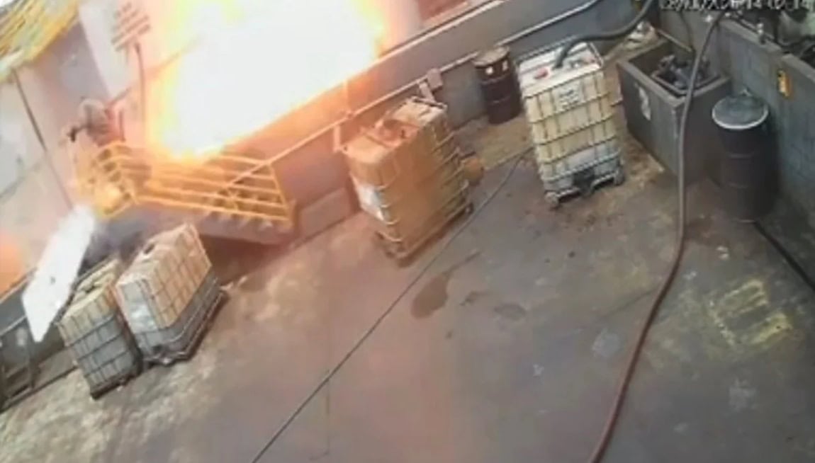 Gerlucio de Sousa, de 42 anos, teve 60% do corpo queimado em incidente na empresa