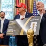 Trump - Infantino -Copa do Mundo