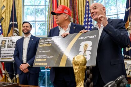 Trump - Infantino -Copa do Mundo