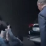 Na chegada de Bolsonaro em hospital no DF fotógrafo é atropelado na chegada