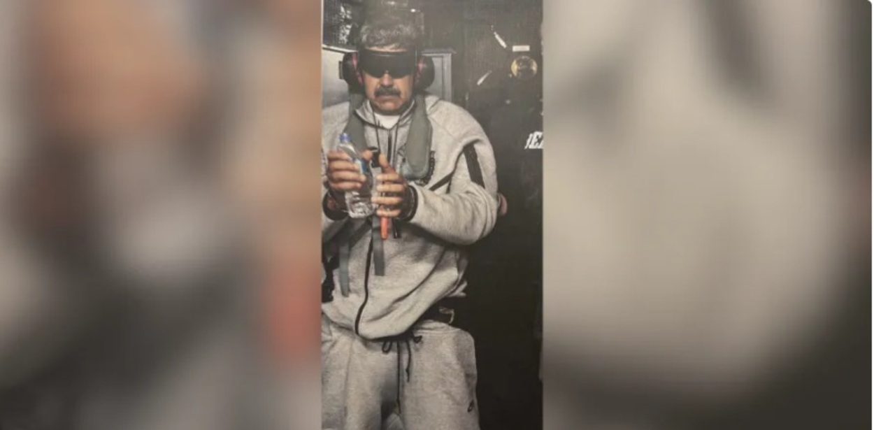 Trump publica primeira foto de Nicolás Maduro preso após operação em Caracas