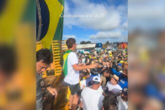 Caminhada pela Liberdade: Nikolas Ferreira lidera 6º dia comitiva rumo a Brasília