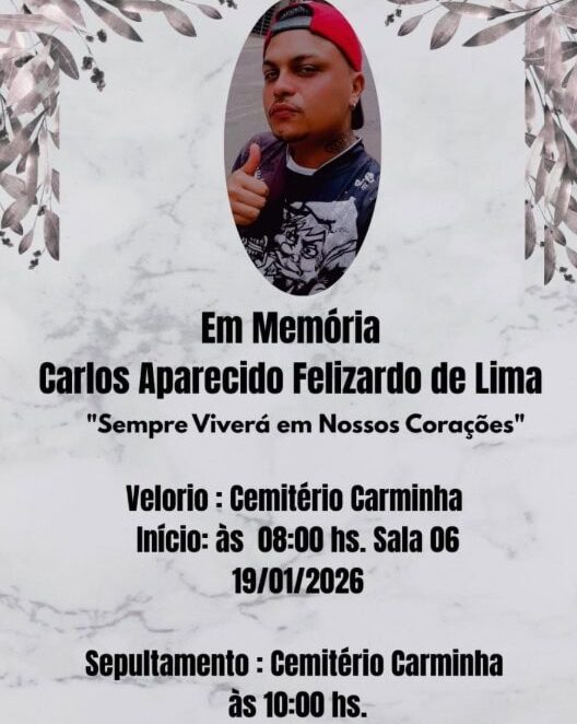 Despedida e comoção: Motociclista de 32 anos é sepultado em São Bernardo após acidente