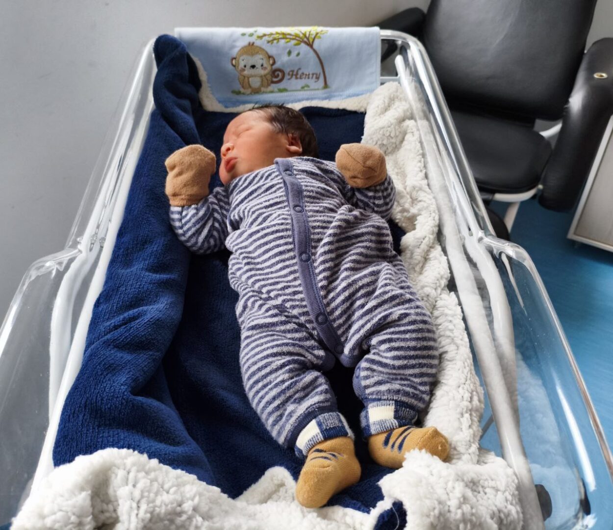 Henry é o primeiro bebê em 2026, no Hospital e Maternidade São Lucas em Ribeirão Pires