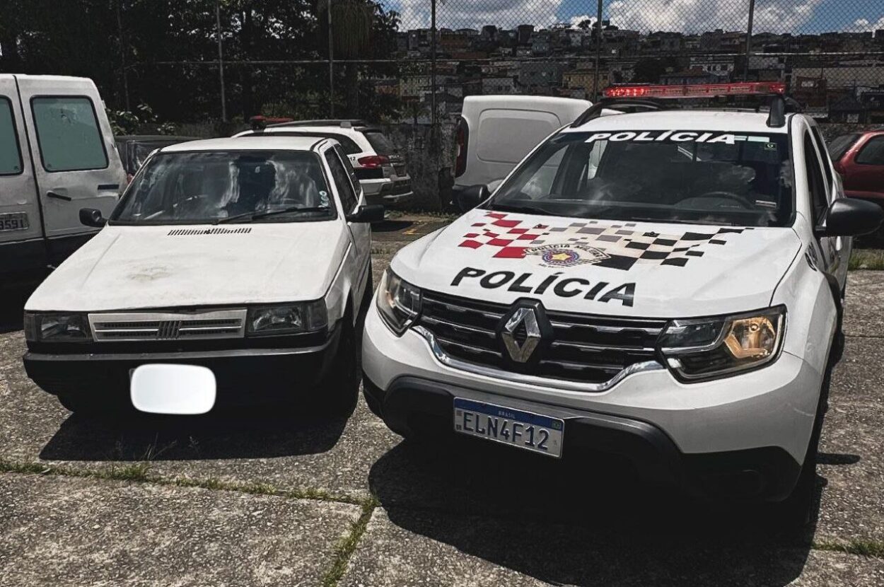 Polícia Militar apreende veículo adulterado e aborda egresso por tráfico em São Bernardo do Campo