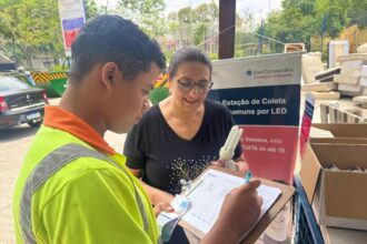 Ação de troca gratuita de lâmpadas ocorre em cinco novas Estações de Coleta de Santo André