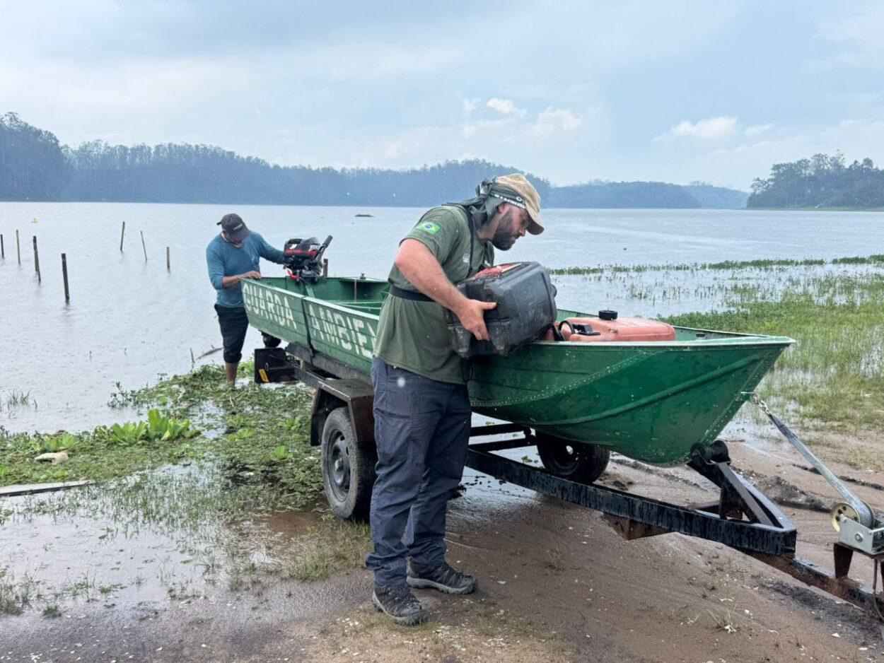 Ribeirão Pires intensifica fiscalização e flagra pesca e caça ilegal na Represa Billings