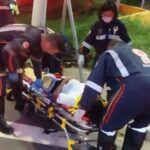 Mulher de 35 anos fica ferida após colisão entre carro e moto em Diadema