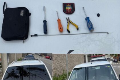 Polícia Militar localiza veículo furtado e apreende materiais utilizados em furto no Parque João Ramalho