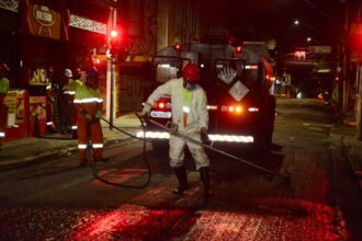 Santo André realiza obras noturnas de modernização na Rua Siqueira Campos