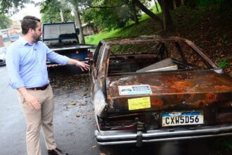 Santo André retirou 1.034 veículos abandonados das ruas em 2025