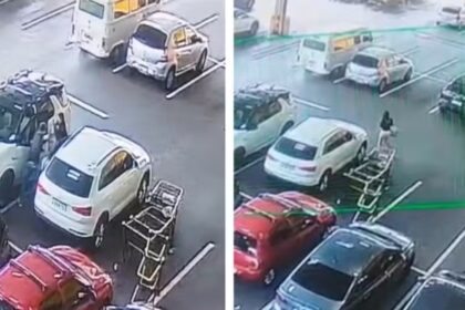 Mulher é sequestrada em estacionamento de supermercado na Zona Sul de SP. Foto Reprodução