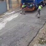 Pitbull escapa de residência e ataca coletores de lixo no Jabaquara