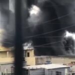 Incêndio atinge empresa no bairro Paulicéia, em São Bernardo