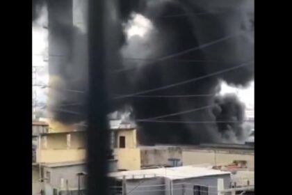 Incêndio atinge empresa no bairro Paulicéia, em São Bernardo