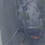 Ônibus pega fogo na Avenida Rebouças e complica trânsito em São Paulo