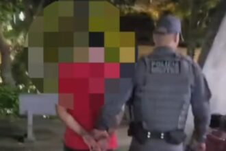 PM prende homem em flagrante com arma de fogo e munições no Baeta Neves