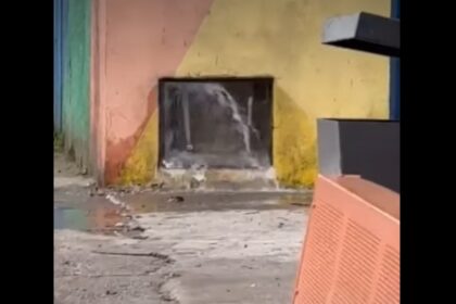 Furto de hidrômetro em escola municipal provoca vazamento de água no Baeta Neves em SBC