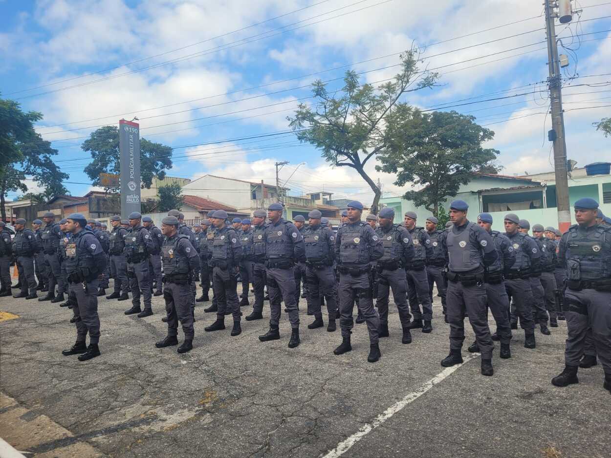 Efetivo recém-formado será distribuído entre os sete municípios da região; Comando anuncia megaoperação "Impacto Metropolitano" para o dia 11 de março
