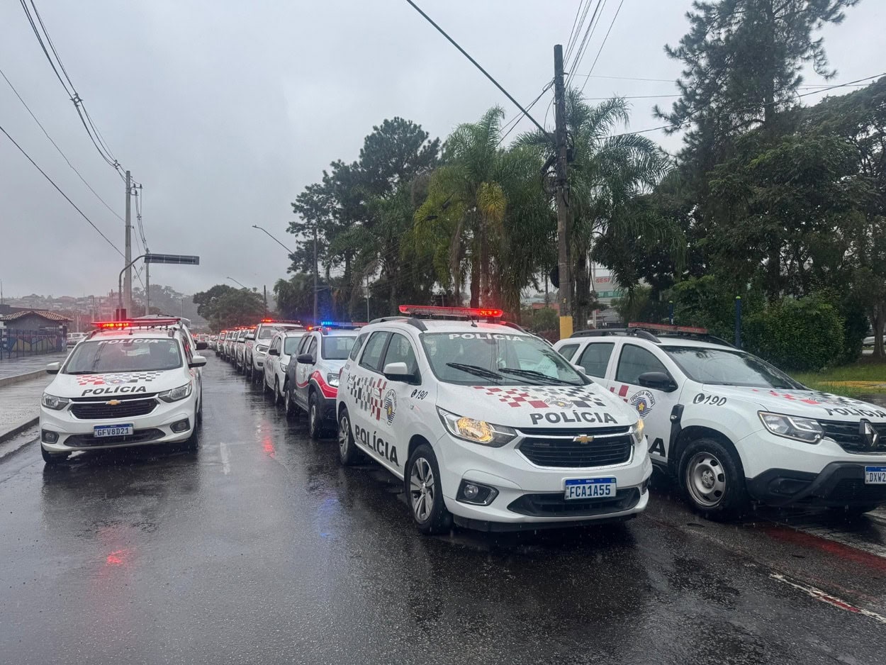 Ação da Operação Impacto Metropolitano mobilizou mais de 400 viaturas e reuniu Polícia Militar, Polícia Civil e Guarda Civil Municipal 