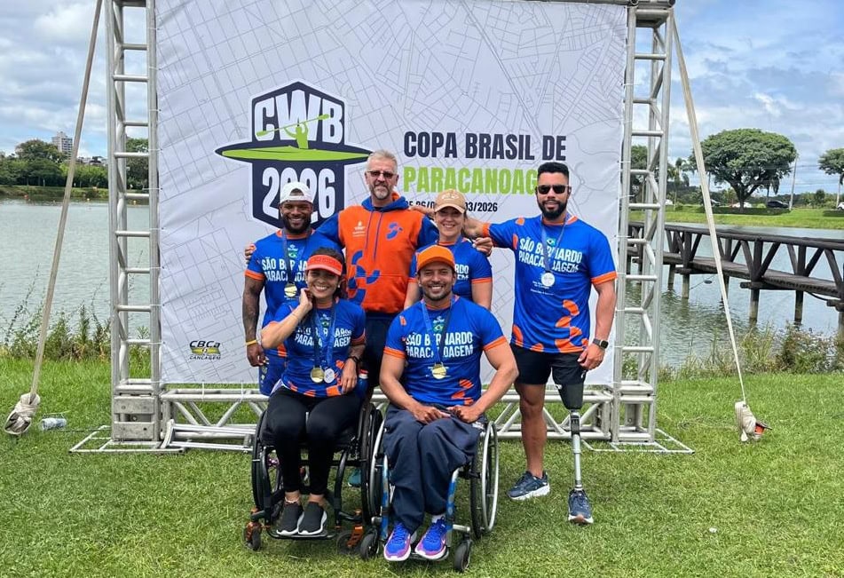 Atletas da Paracanoagem de São Bernardo são convocados pela Seleção para Mundial e Copa do Mundo