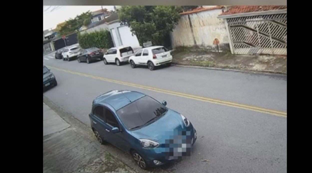 Câmera registra tentativa de assalto à mão armada no bairro Assunção