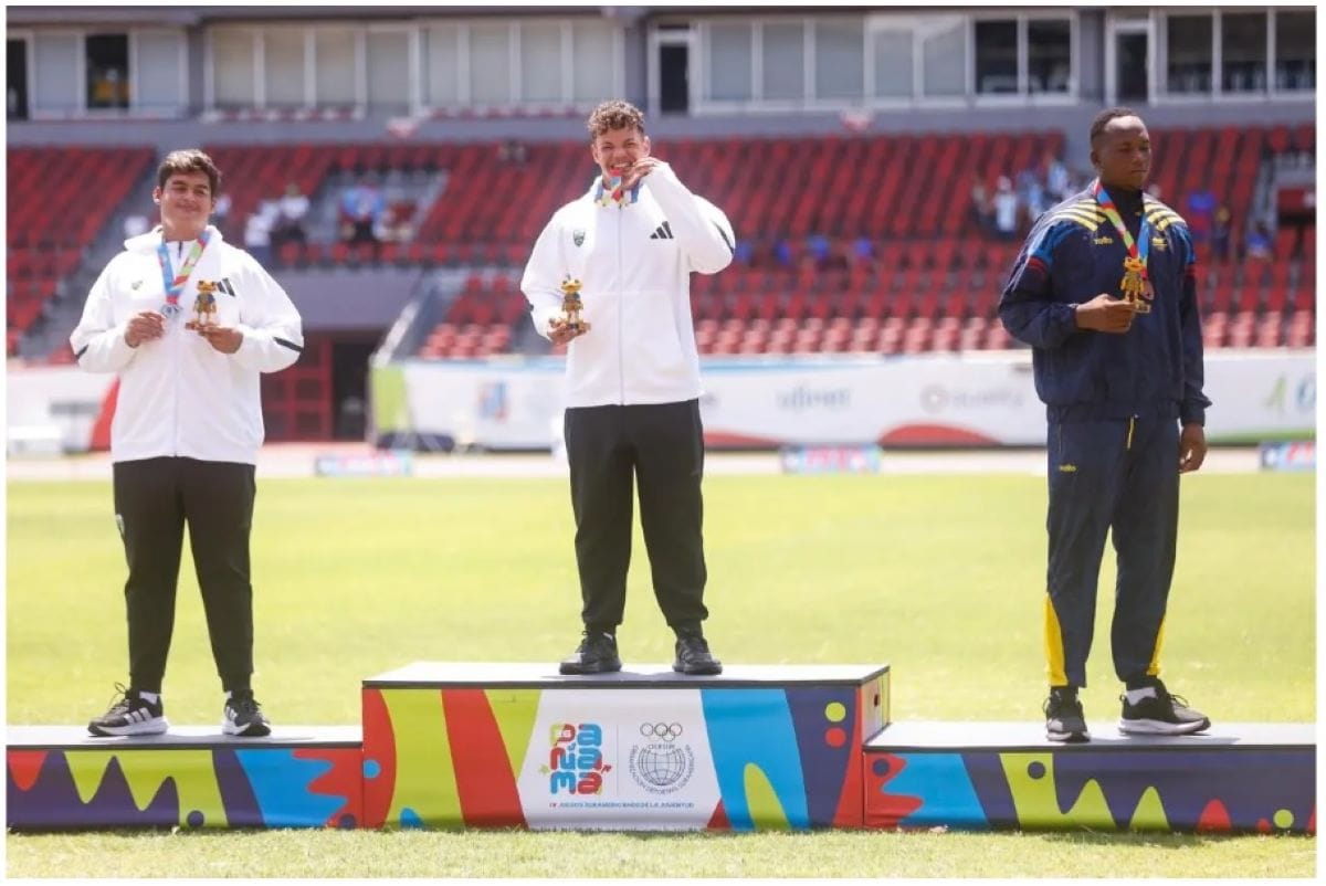 Atleta de São Bernardo, Pyetro Enrico é ouro no arremesso de peso nos Jogos Sul-Americanos da Juventude 2026