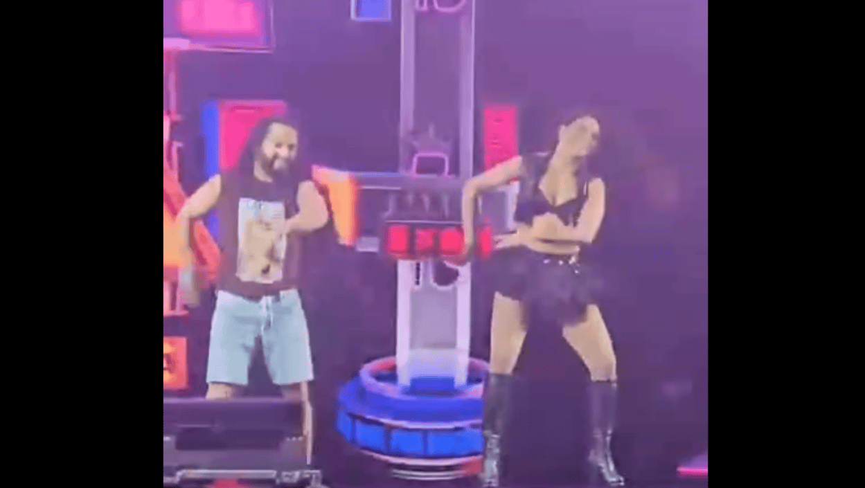 Fã do ABC sobe ao palco em show de Joelma e rouba a cena no Estância, em São Bernardo