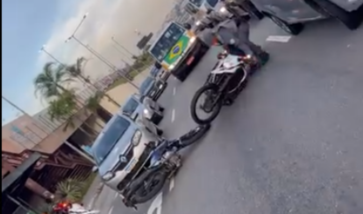 Criminoso é preso após roubo de moto e perseguição na Avenida Rotary, em São Bernardo