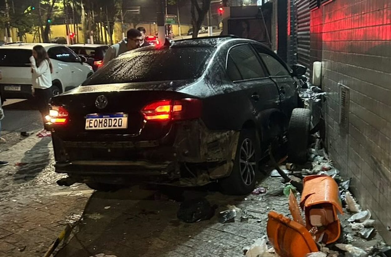 Motorista embriagado e sem habilitação é preso após causar acidente e fugir em São Bernardo