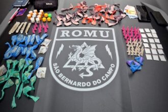 Romu de São Bernardo prende dois por tráfico de drogas durante Operação Direto ao Ponto