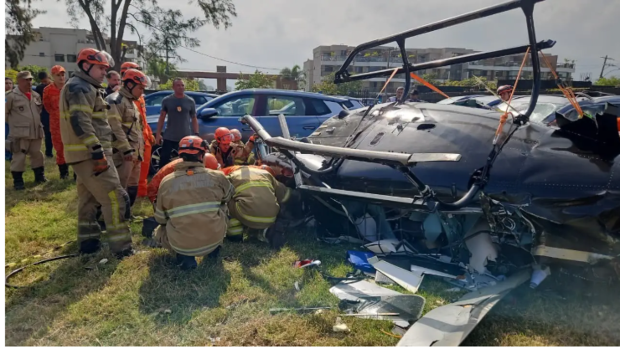 Artista norte-americano de 32 anos é uma das 6 vítimas fatais da colisão entre duas aeronaves na Zona Oeste da capital fluminense neste domingo