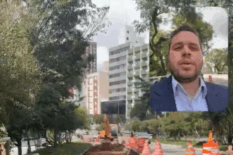 Gilvan Ferreira vistoria obras do Viaduto JK, que avançam em ritmo acelerado