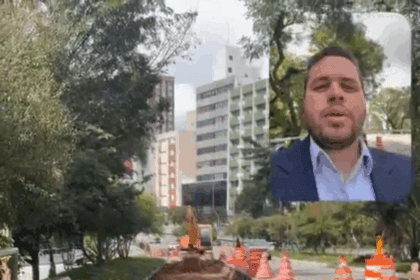 Gilvan Ferreira vistoria obras do Viaduto JK, que avançam em ritmo acelerado