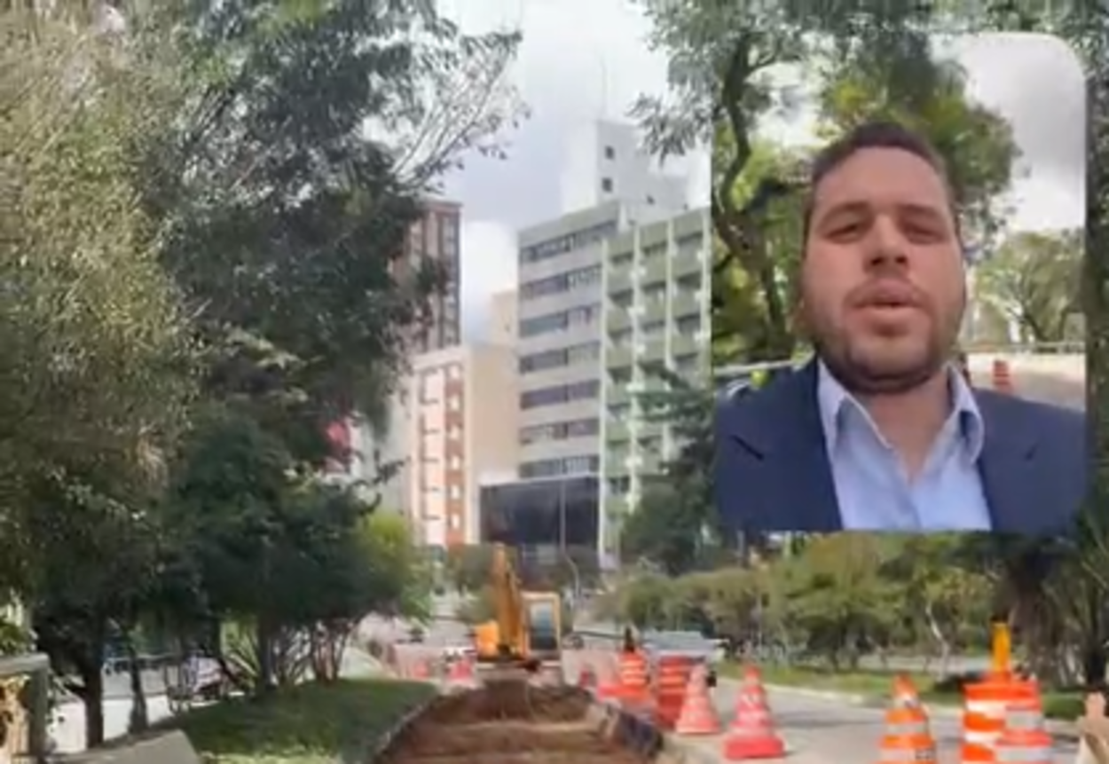 Gilvan Ferreira vistoria obras do Viaduto JK, que avançam em ritmo acelerado