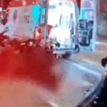 Acidente entre duas motos deixa uma pessoa ferida na rotatória da Pery Ronchetti, em São Bernardo