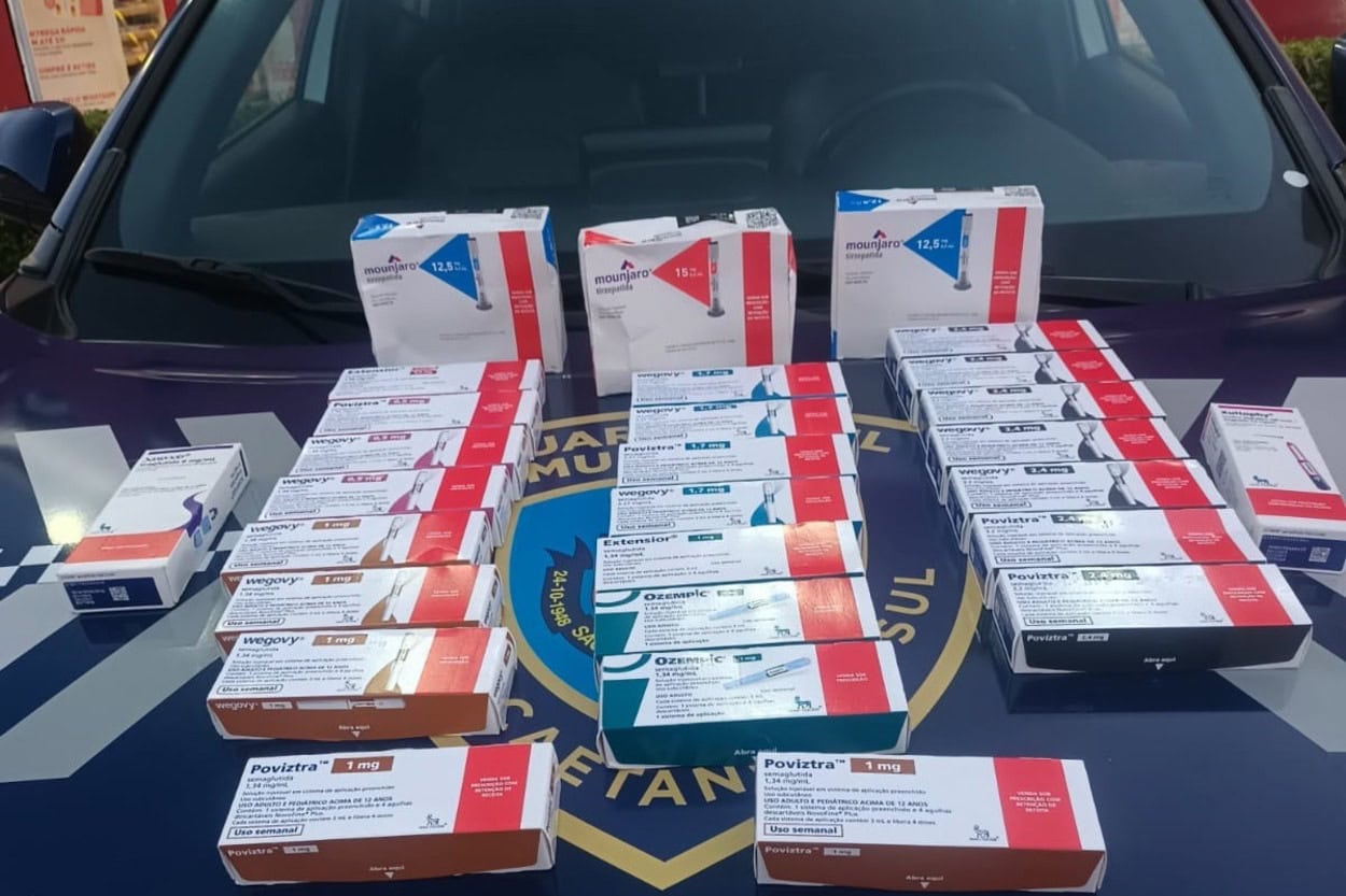 GCM de São Caetano prende trio por furto de canetas emagrecedoras e cosméticos avaliados em R$ 130 mil 
