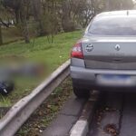 Motociclista é atingido por carro ao tentar fazer conversão na Avenida Piraporinha, em Diadema