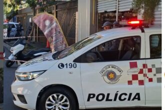 Tentativa de assalto a comércio termina com disparos e veículo roubado recuperado na Pauliceia