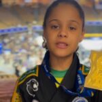 Atleta de São Bernardo, Rebeca "Bem-te-vi" é bicampeã do Pan Kids e conquista o Grand Slam de Jiu-Jítsu nos EUA. Foto: Divulgação