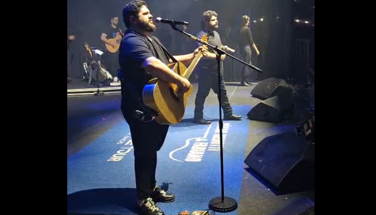 Cesar Menotti & Fabiano agitam público com grandes sucessos na Quermesse de Mauá