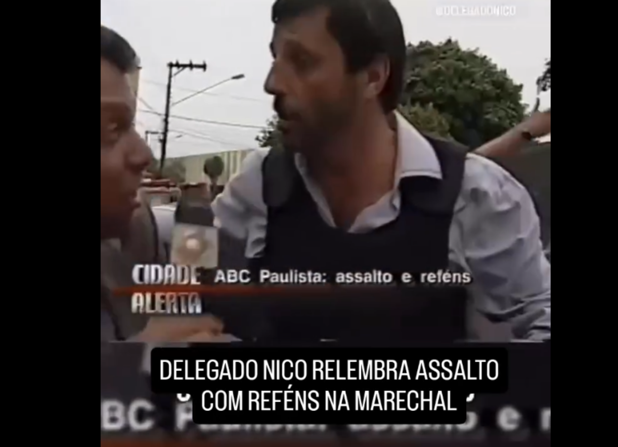 Delegado Nico relembra assalto com reféns no Centro de São Bernardo do Campo