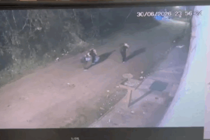Vídeo mostra autor de tiro contra tenente fugindo em estrada de terra no litoral de SP