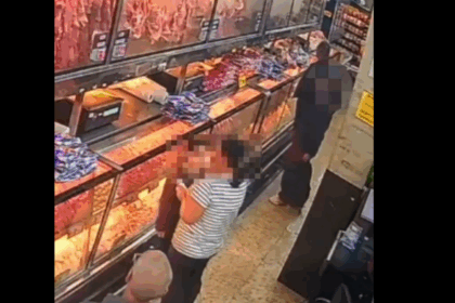 Câmeras de segurança flagram homem furtando pacotes de carne em açougue em Diadema