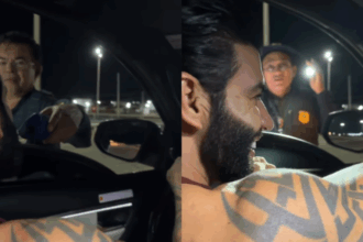 Gusttavo Lima é parado em blitz, não é reconhecido por policial e diverte a web