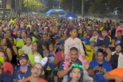 Noite do feriado foi animada com atividades do projeto Corre Com a Gente
